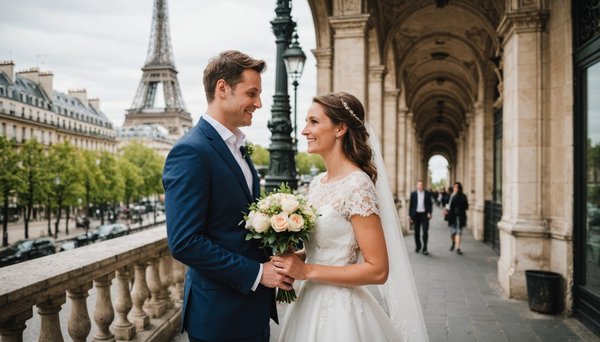 Create your dream paris elopement with a celebrant's touch